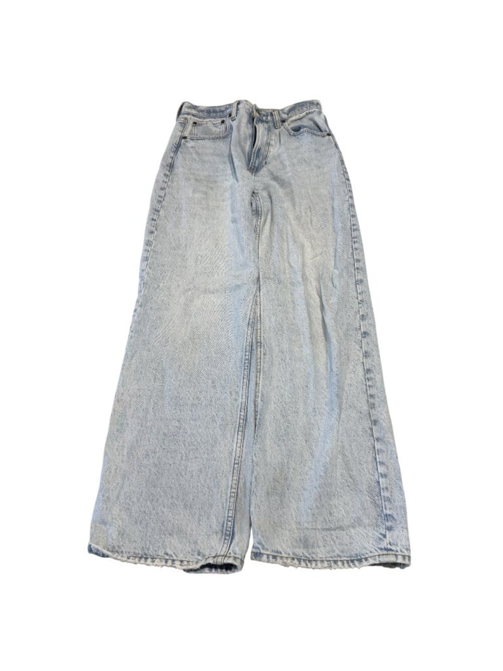Abercrombie & Fitch The Loose High Rise Blue Jeans Women's Size 24 00 Short 00S